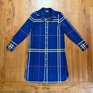 Hinson Wu Kathleen 3/4 Sleeve Plaid Dress size S